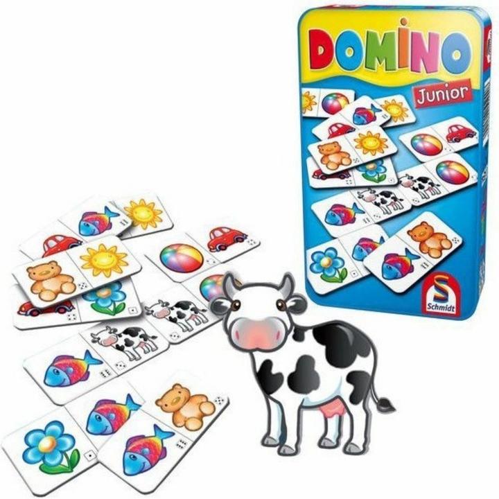 Produktbild Schmidt Spiele Domino Junior - Metalldose (Deutsch)