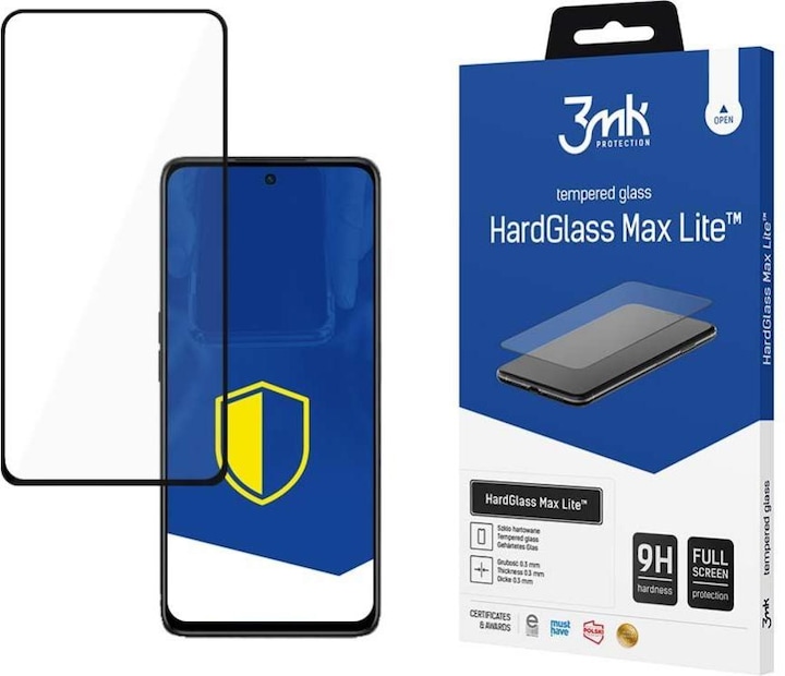 Produktbild 3MK HardGlass Max Lite (1 Stück, Oppo A58 4G)