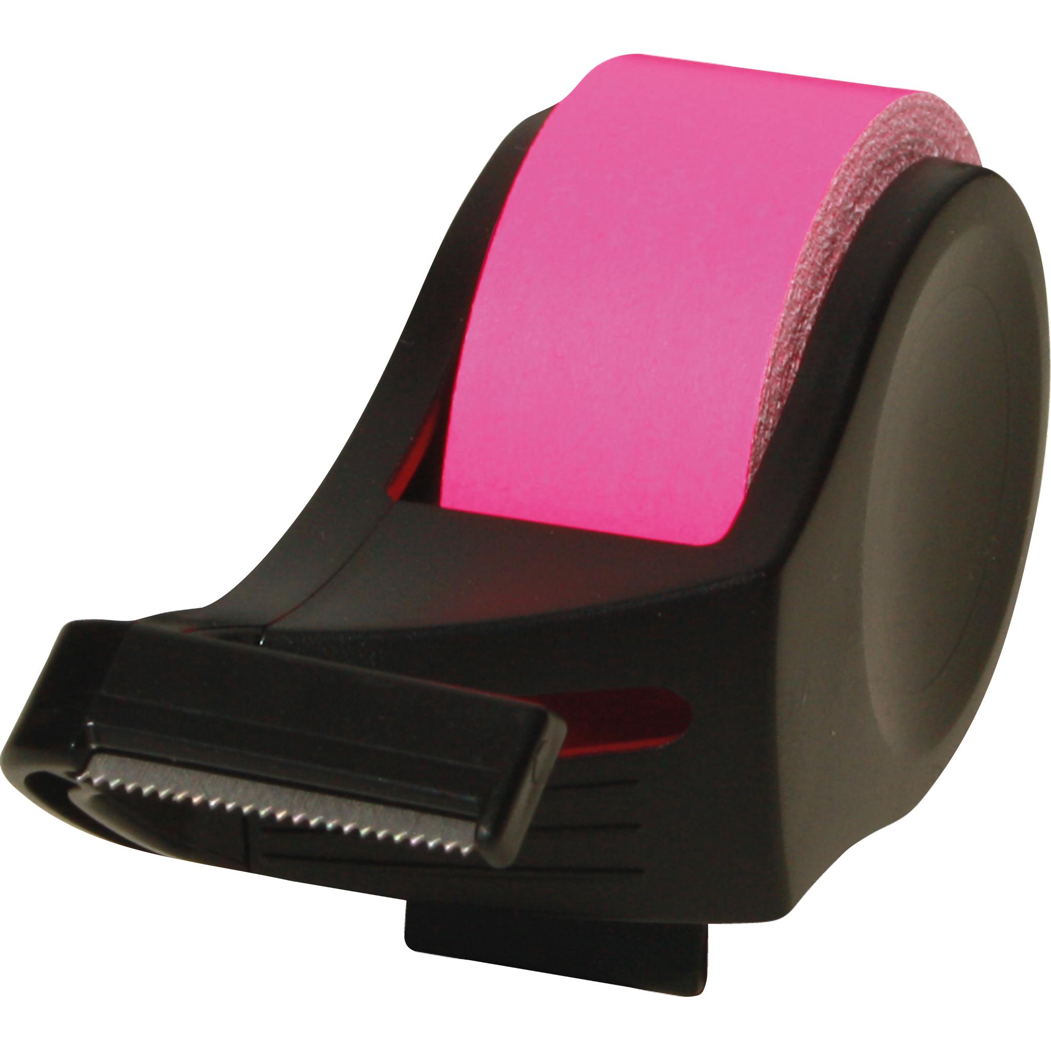 Rnk, Haftnotiz, Haftnotiz Rolle im Abroller - neonpink, 19mm x 10m, nachfüllbar