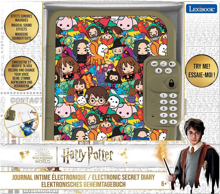 Immagine prodotto Lexibook Diario segreto di Harry Potter con quaderno (Multilingue)