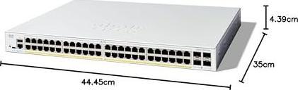 Produktbild Cisco CATALYST 1300 48-PORT GE POE (48 Ports)