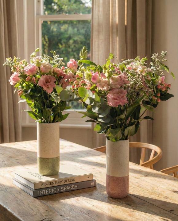 Image du produit feey Ballerine Avec Vase (Rose) (Fleurs coupées, 13x)