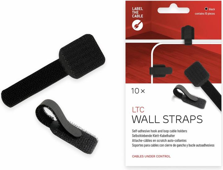 Actual product image Label-the-cable LTC Wall Velcro Cable Ties, pack of 10 (Velcro cable ties, 90 mm, 10 pcs.)