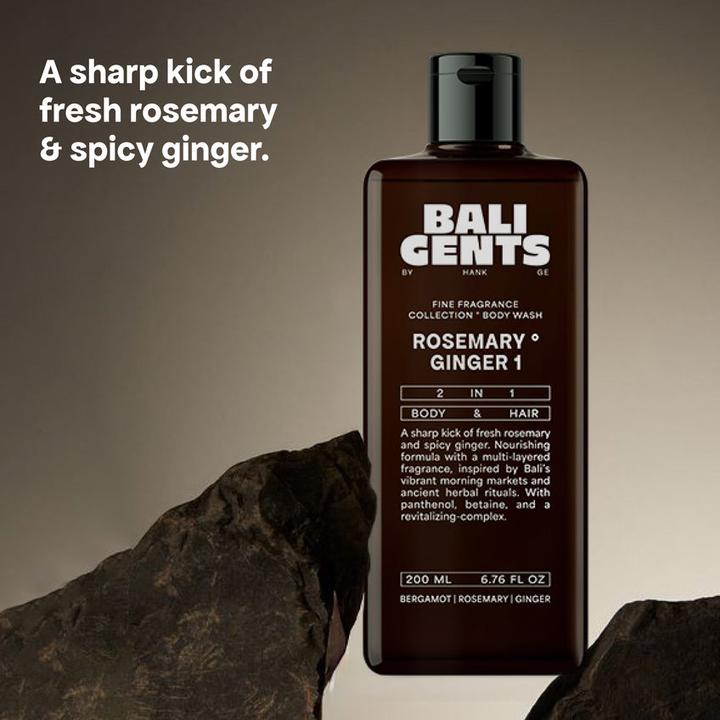 Produktbild Bali Gents Rosemary Ginger (200 ml)