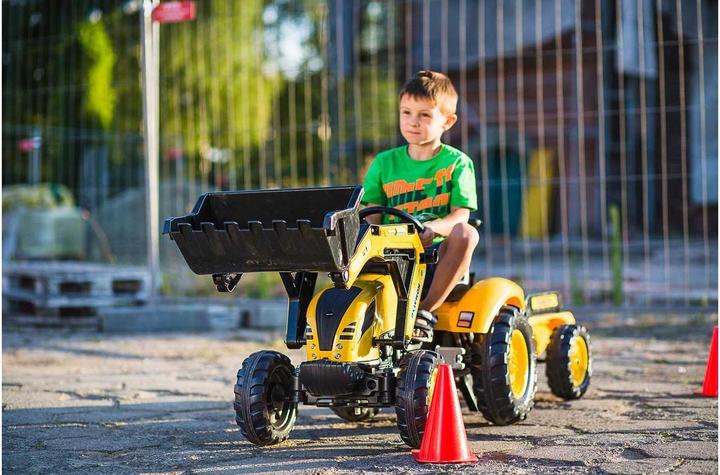 Immagine prodotto Falk Toys Trattore per bambini XXL con rimorchio