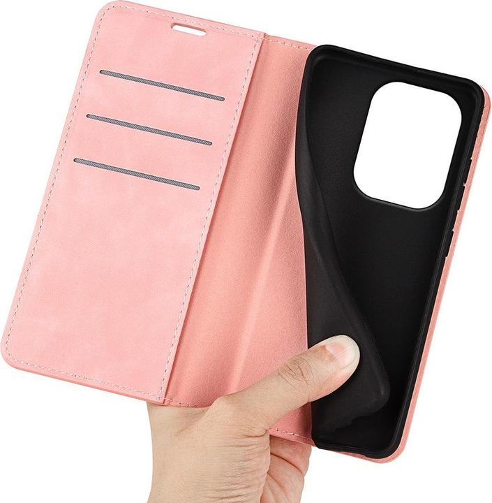 Actual product image Cover-Discount Poco M6 Pro / Redmi Note 13 Pro 4G - Stand Case pink (Xiaomi Redmi Note 13 Pro 4G)
