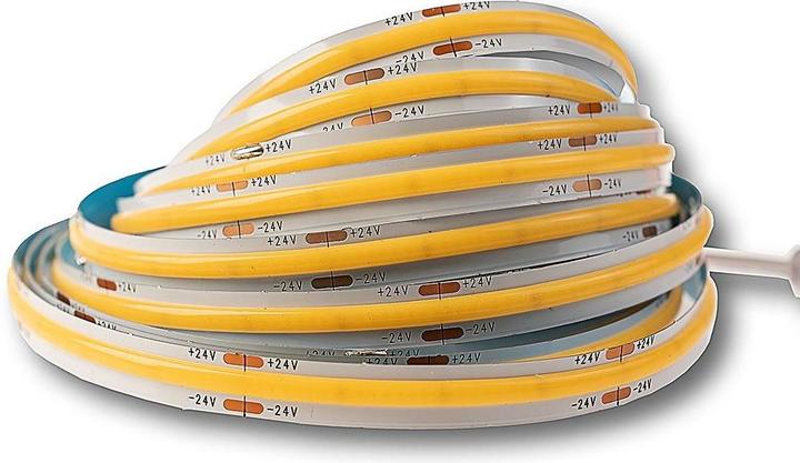 Produktbild V-TAC Taśma LED Bezpunktowa COB 280LED 24V 10W/m VT-COB 4000K 800lm (Neutralweiss, 500 cm, Indoor)