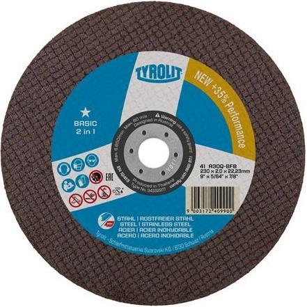 Csdk SL, Sägeblatt, Skaereskive BASIC A30-BF230X2.0X22 Inox/stålForm 41 lige