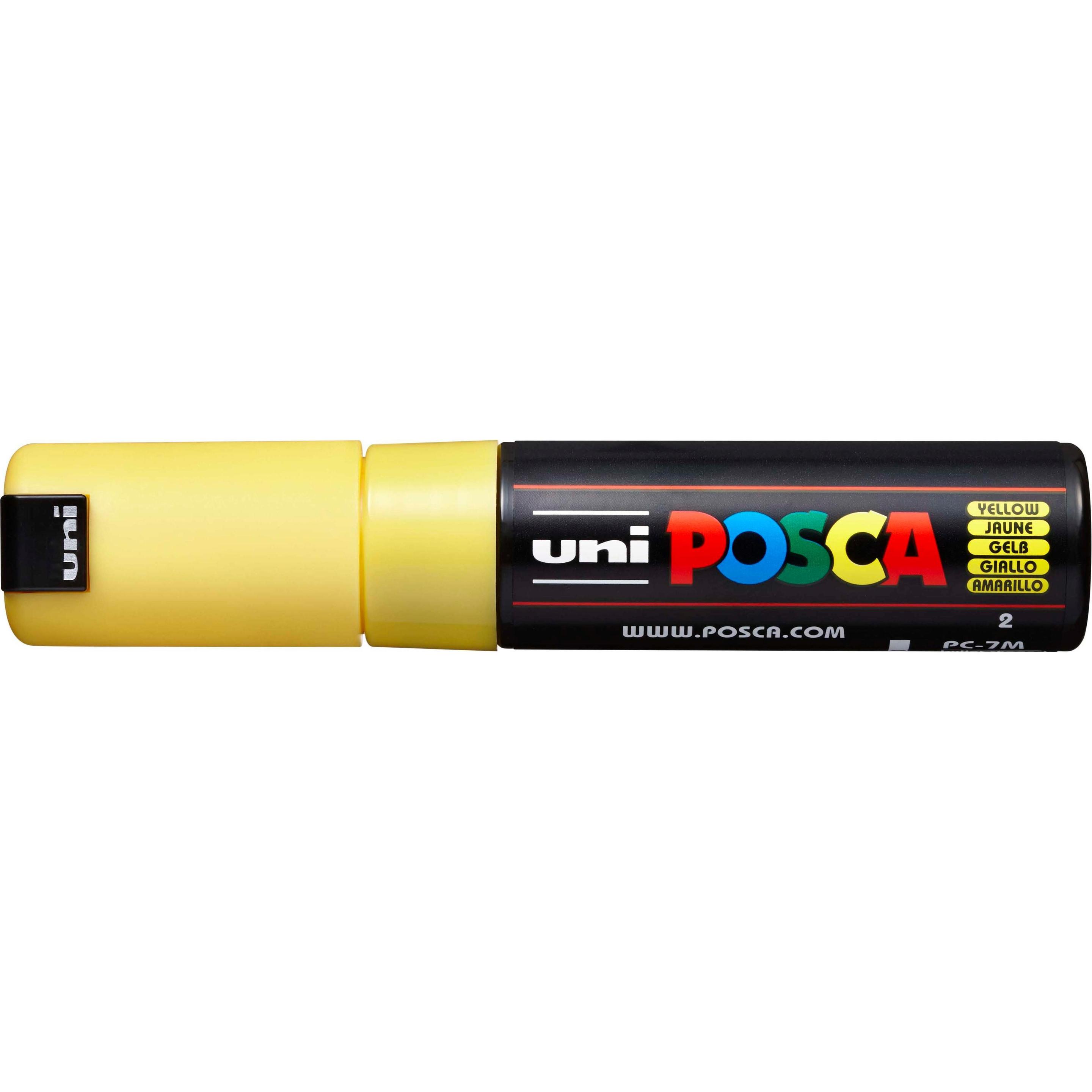 Posca, Marker, Marker PC-7M Rundspitze (Gelb, 5.50 mm, 1 x)