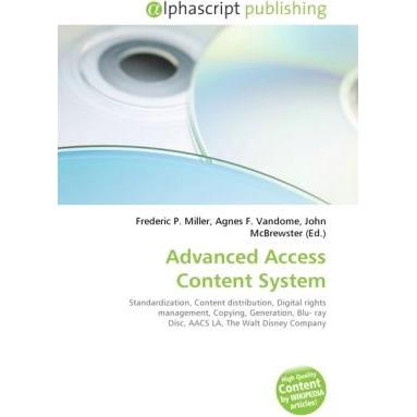 Advanced Access Content System, Fachbücher