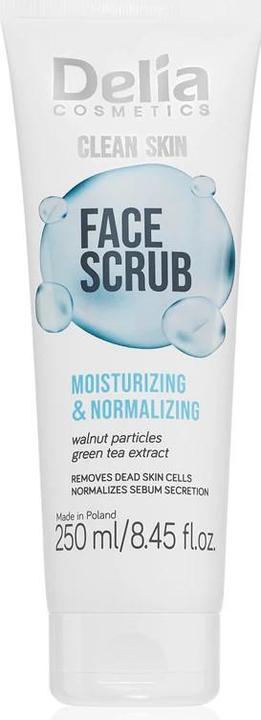 Delia Cosmetics Clean Skin - Hydrating Facial Gommage (Facial cleansing wipes)