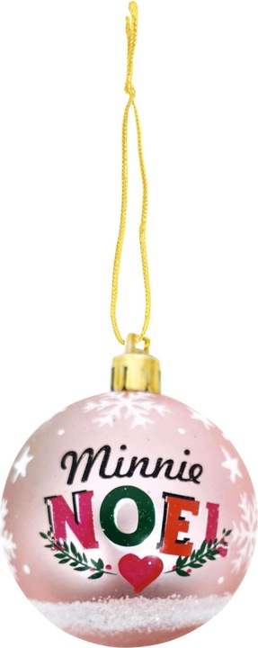 Productafbeelding Arditex Kerstballen voor kinderen Minnie Mouse Roze, 6st. (6 -Part)