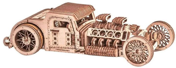 Actual product image Wood Trick Hot Rod - 3D wooden kit