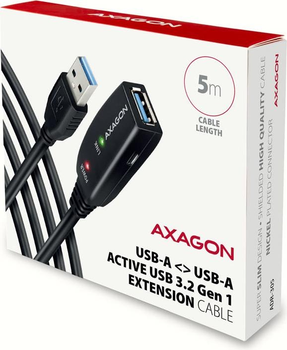 Produktbild Axagon USB A – USB A (5 m, USB 3.2 Gen 1)