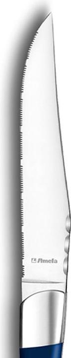Produktbild Lou laguiole ROYAL STEAK Steakmesser Set 6-teilig, blau (6 Stück, Messer)
