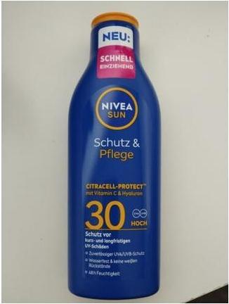 Actual product image NIVEA Sun Protection & Care (SPF 30, 200 ml)