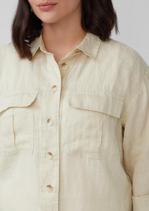 Image du produit S.Oliver Bluse Leinen-Overshirt im Relaxed Fit mit weiten 3/4-Ärmeln (50)