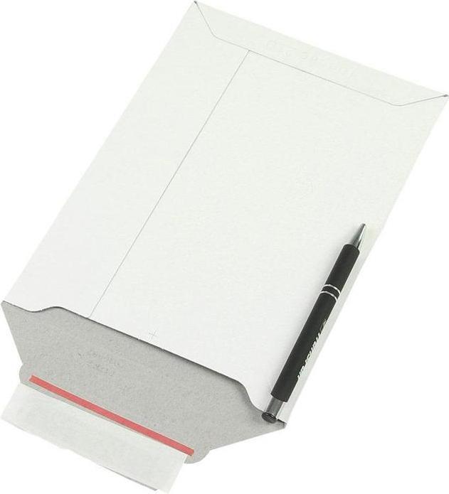 Actual product image Transpak Envelope dimensions 175x250mm A5 weight 500g/sqm solid cardboard white SK LxWmm (100 x)