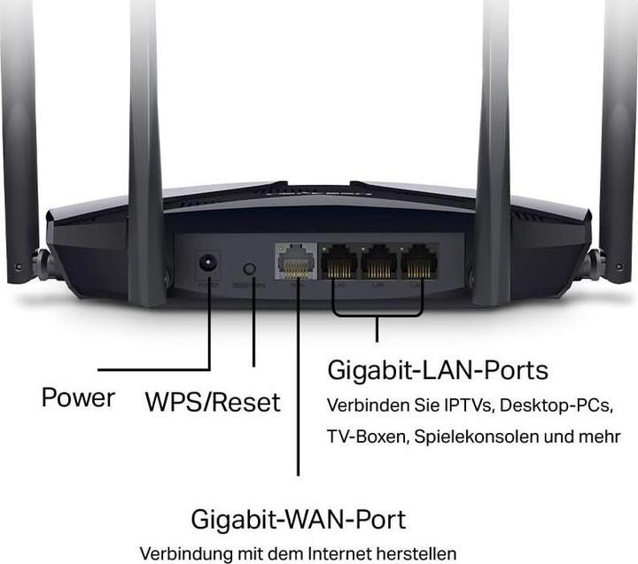 Produktbild Mercusys WL-Router MR3000X (AX3000/Dual-Band)