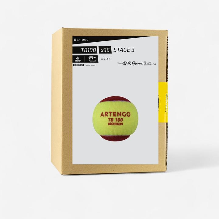Produktbild Artengo Tennisball Einsteiger alle Oberflächen 36er-Pack