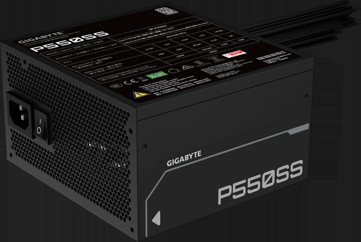 Image du produit Gigabyte Alimentation électrique||550 Watts|Efficacité 80 PLUS SILVER|PFC Active|MTBF 100000 hours|GP-P550SS (550 W)