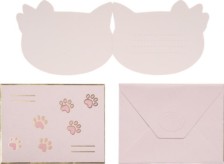 Image du produit Partydeco Carte d'invitation chat (6 pcs)