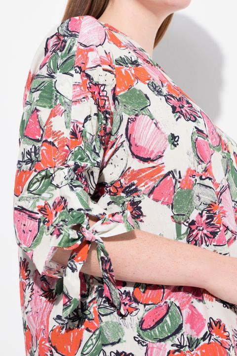 Produktbild Ulla Popken Bluse, Oversized, V-Ausschnitt, 3/4-Arm (50, 52)