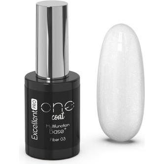 Excellent PRO, Smalto per unghie, One Coat Multifunction Base Fiber Hybrid Base Sparkling Snow 11g