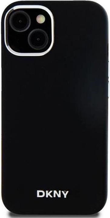 Actual product image DKNY DKHMP15MSMCHLK iPhone 15 Plus / 14 Plus 6.7" czarny/black hardcase Liquid Silicone Small Metal (Apple iPhone 14 Plus, Apple iPhone 15 Plus)