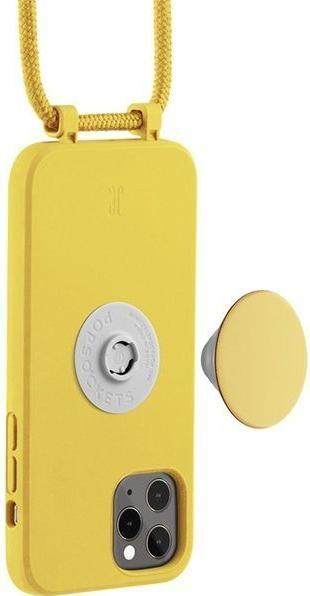 Actual product image Just Elegance Case JE PopGrip iPhone 11 Pro 5.8" żółty/rabbit's paw 30052 () (Apple iPhone 11 Pro)