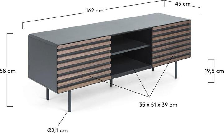 Produktbild Kave Home Kesia (45 x 162 cm)