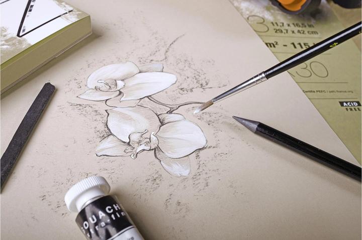 Produktbild Clairefontaine Paint ON Natur A4 (250 g/m², 30 x)