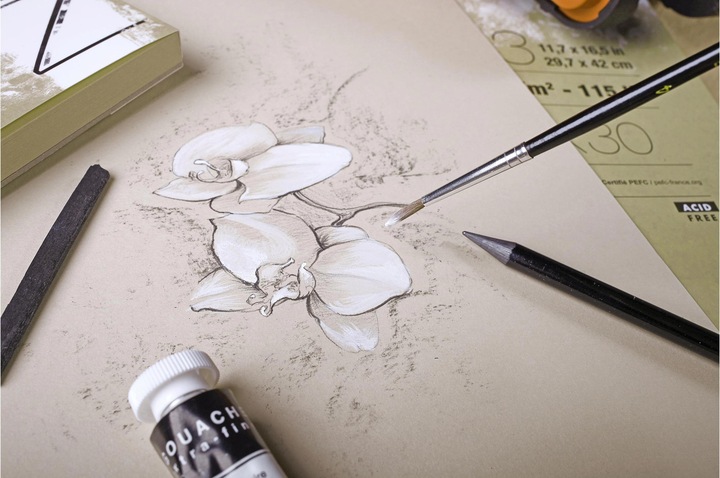 Actual product image Clairefontaine Paint'On A4 (250 g/m², 30 x)