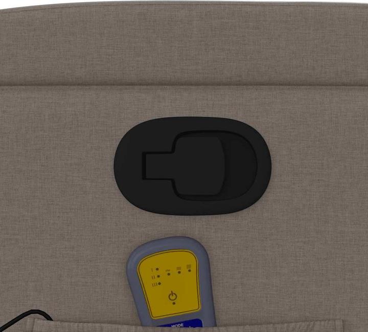 Immagine prodotto vidaXL Poltrona massaggiante con ausilio in tessuto