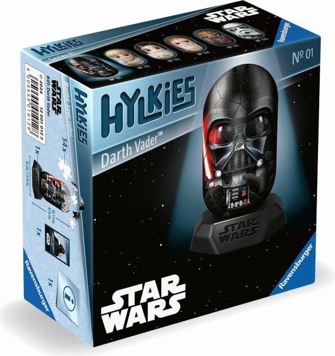 Produktbild Ravensburger Hylkies: Die neue Sammelfigurenreihe zum selbst zusammenbauen. Figur #01 - Darth Vader (54 Teile)