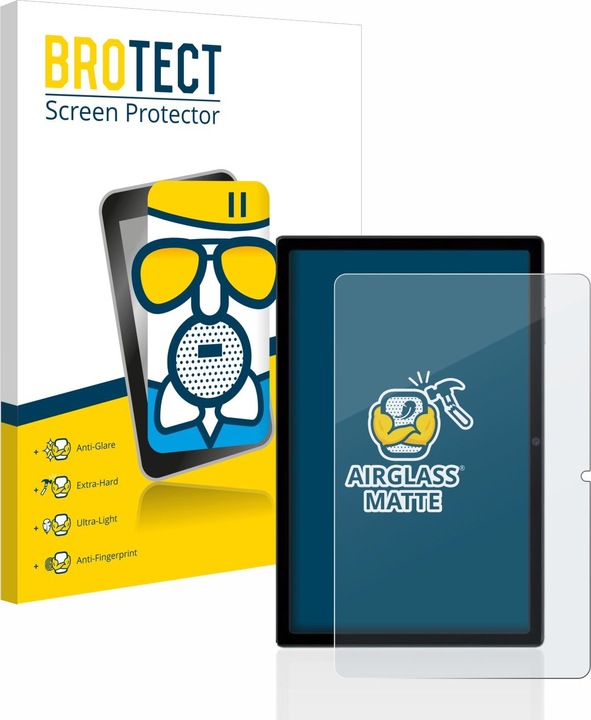 Productafbeelding BROTECT AirGlass Matte kogelwerende glasfolie (1 Stuk, Blackview Tab 16)
