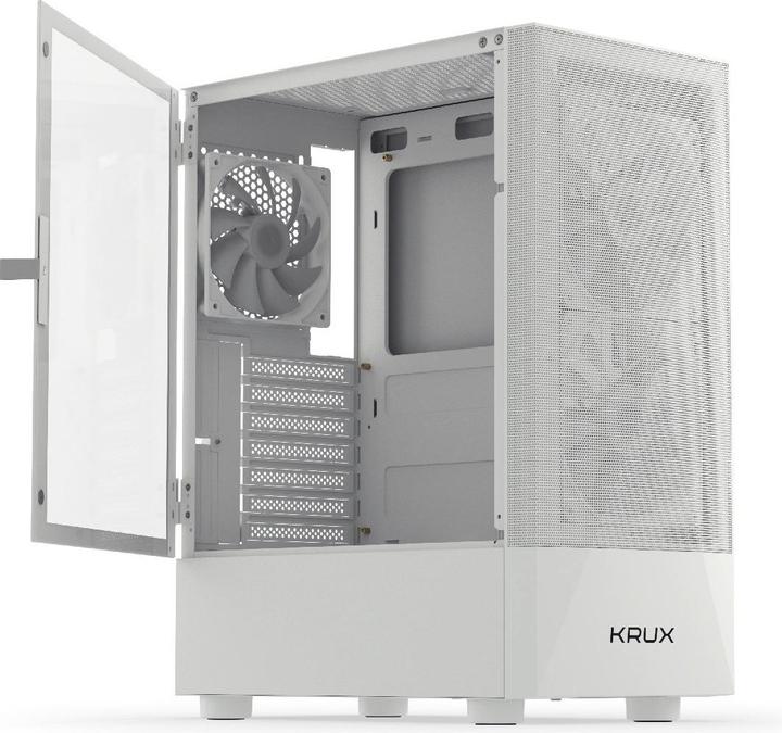 Produktbild Krux Vako White RGB (KRXD005) (ATX, mATX, Micro-ITX)
