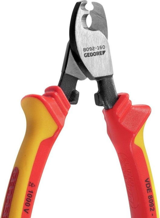 Actual product image Gedore VDE cable shears with sheath insulation (190 mm)