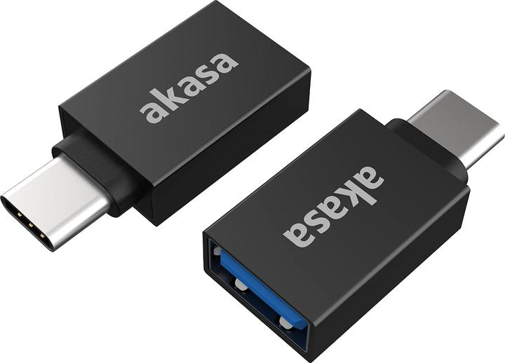 Produktbild Akasa Typ A auf Typ C USB-Adapter - 2 Stück (USB 3.2 Gen 2, 15 W)