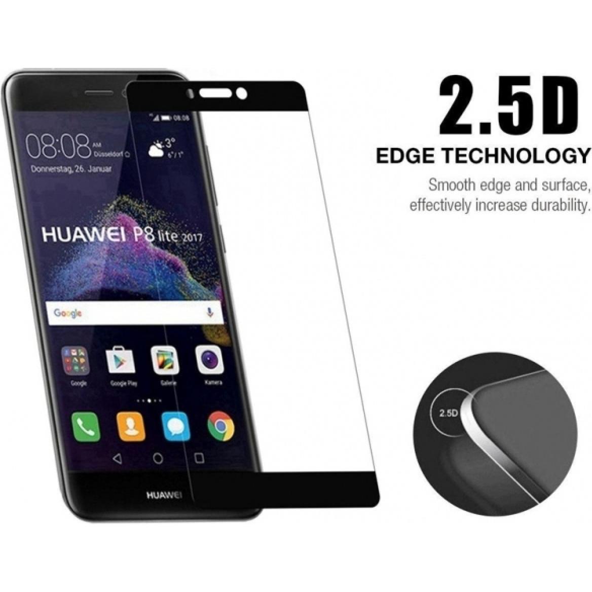 Thumbnail - Screenguard Huawei P8 Lite 2017 Full Screen Panzerglas Schutzfolie 2.5D 9H (1 Stück, Huawei P8 Lite (2017)), Smartphone ...