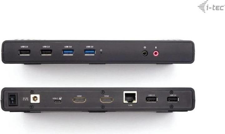 Actual product image i-tec USB 3.0, USB-C, Thunderbolt, 2x HDMI, Docking Station + PD (USB-C, 1 Ports)