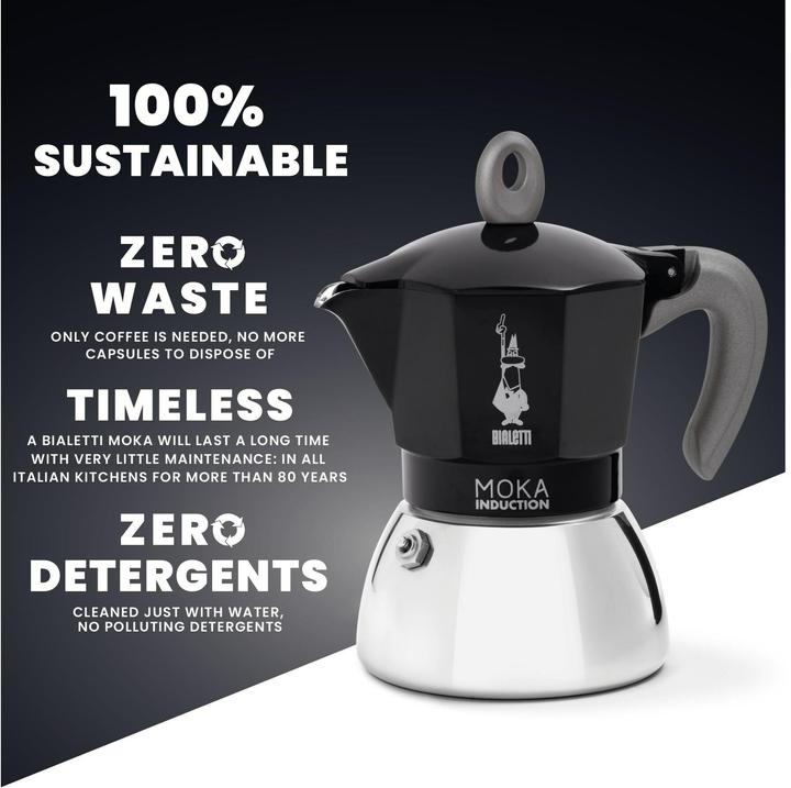 Actual product image Bialetti moka induction (4 Cups)