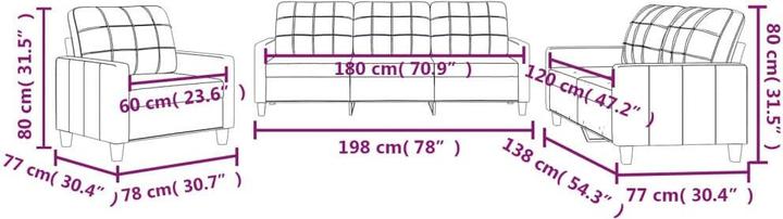 Actual product image vidaXL Romaine (Upholstery set)