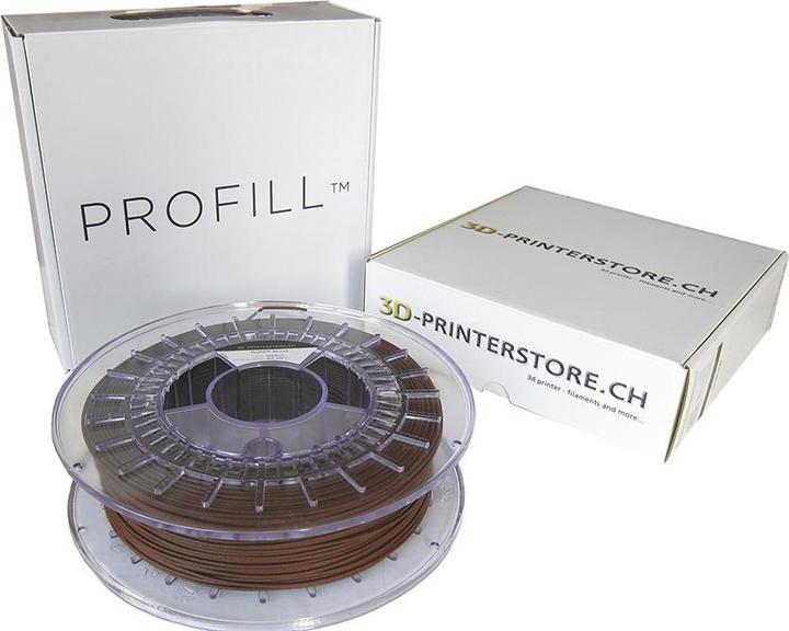 Actual product image 3d-printerstore.ch Wood ProFill PLA Filament medium 2.85 (PLA, 2.85 mm)
