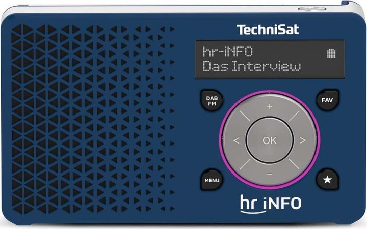 Actual product image TechniSat Digitradio 1 hr iNFO Edition dark blue/silver - mono (DAB+, VHF)