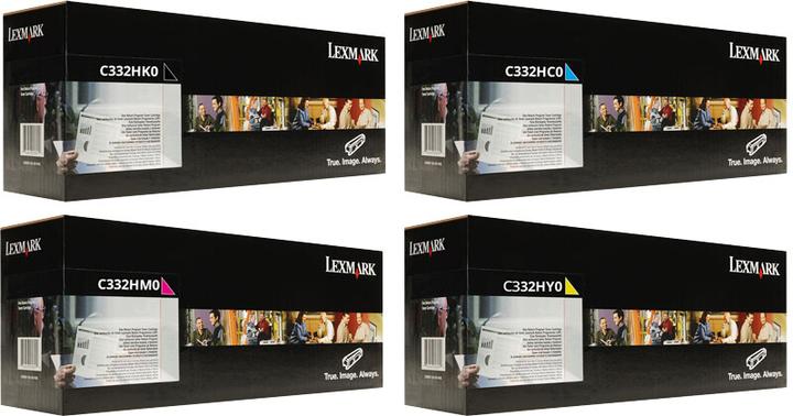 Produktbild Lexmark 4x Original Toner SPAR SET für C3224 dw MC 3426 dw MC 3326 adwe MC 3224i