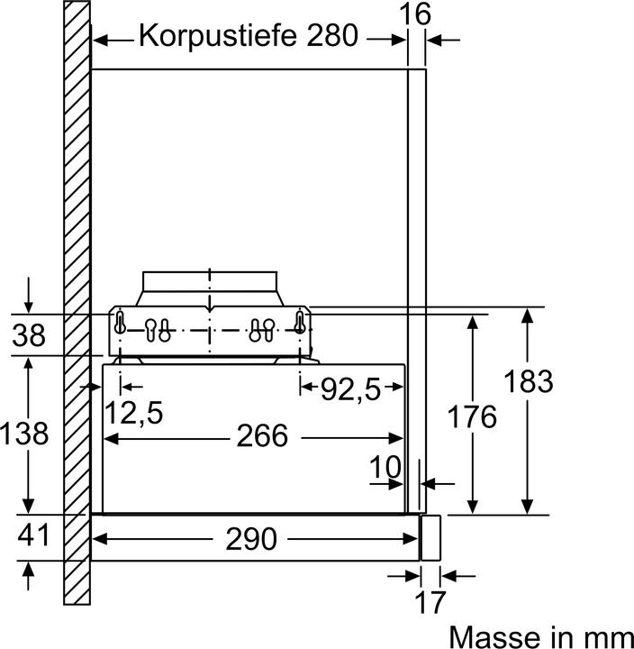 Actual product image Bosch Hausgeräte DFM064W51C (Ceiling hood)
