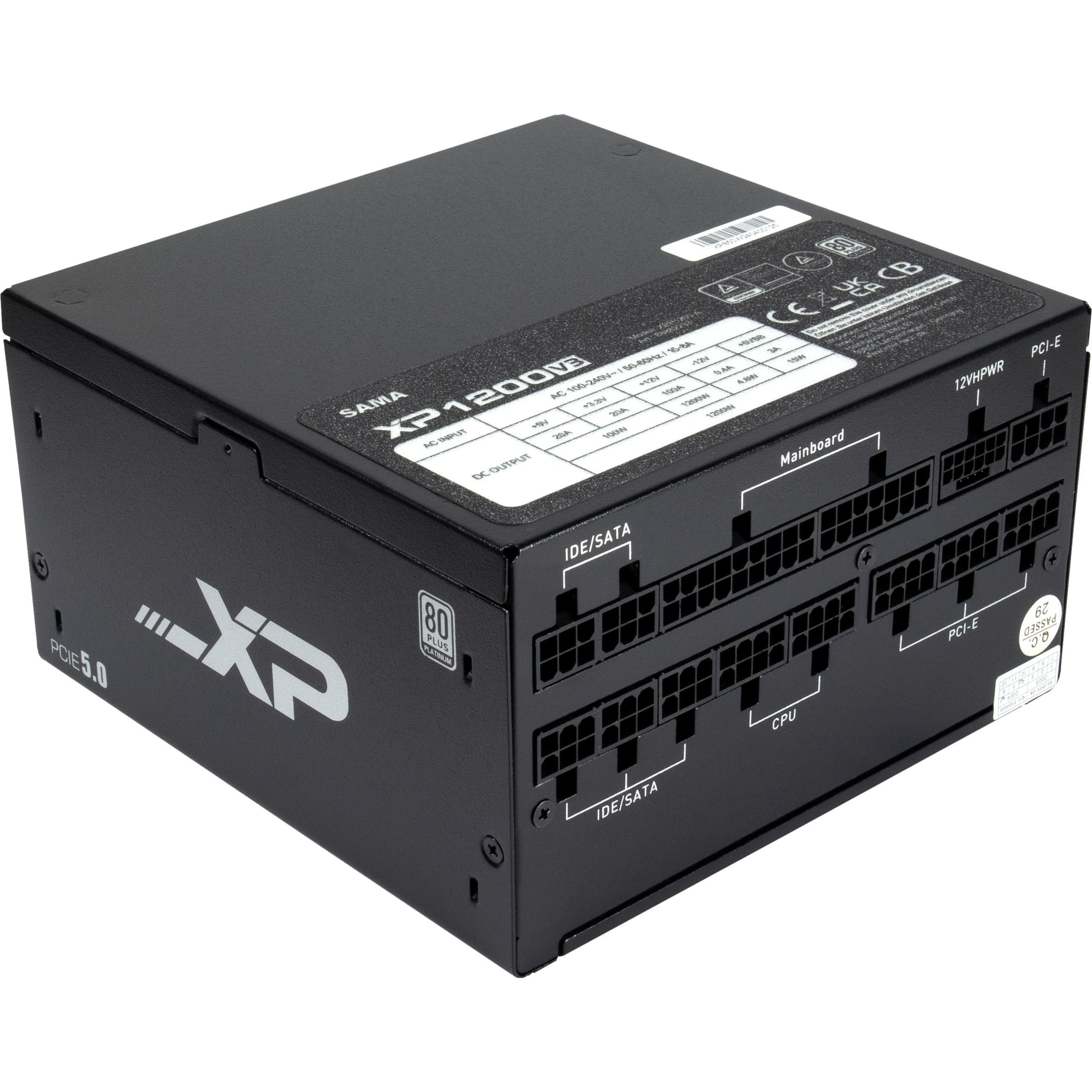 Intertec Netzteil SAMA XPH-1200A ATX3.0 AC100 1200W,240V,50/60Hz (1200 W), PC Netzteil