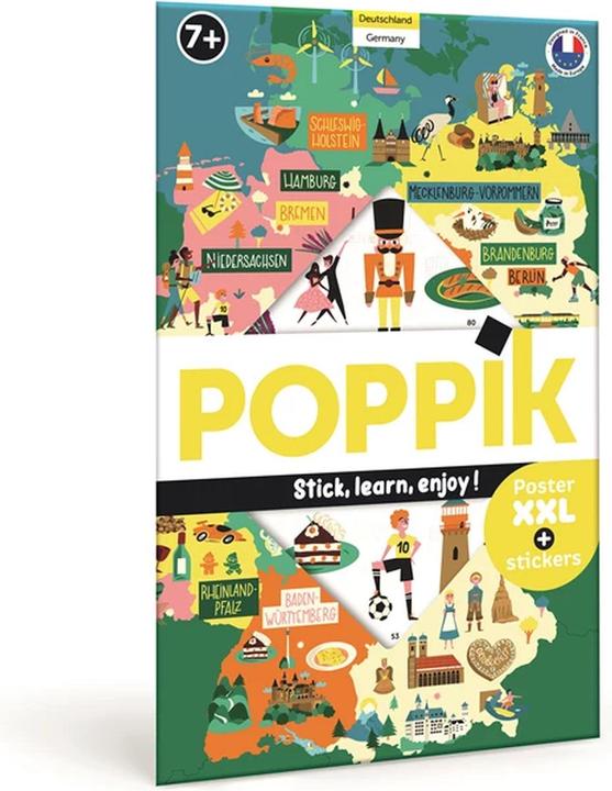 Produktbild Poppik Sticker Lernposter Deutschland (1 Sticker)