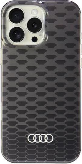 Actual product image Audi IML Stitching Pattern MagSafe iPhone 16 Pro Max 6.9" czarny/black hardcase AU-IMLMIP16PM-Q5/D3- (Apple iPhone 16 Pro Max)